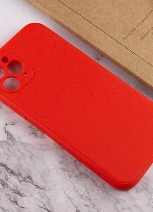 Силиконовый чехол candy full camera для apple iphone 11 pro max (6.5") красный / red