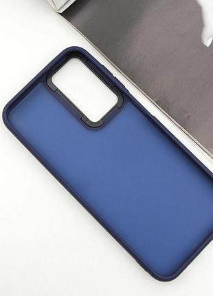 Чохол tpu+pc lyon frosted для samsung galaxy a05s navy blue