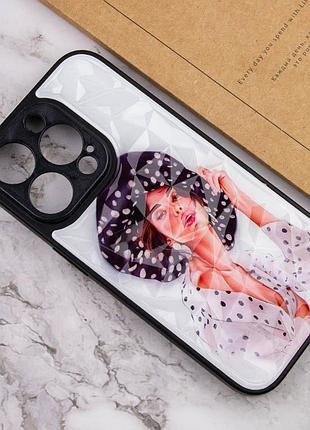 Tpu+pc чохол prisma ladies для apple iphone 14 pro max (6.7") girl in a hat