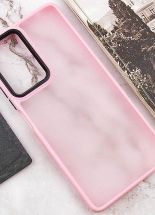 Чохол tpu+pc lyon frosted для xiaomi redmi 13 4g / poco m6 4g pink