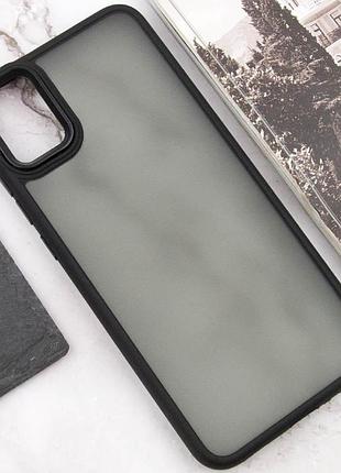Чохол tpu+pc lyon frosted для samsung galaxy a06 black