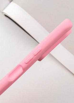 Чехол tpu getman liquid silk full camera для xiaomi redmi 10 розовый / pink 4