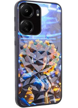 Tpu+pc чехол prisma ladies для xiaomi redmi 13c / poco c65 cyberpunk