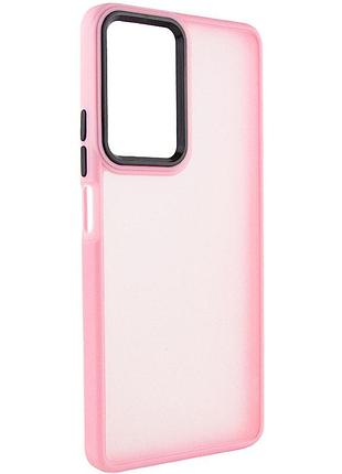 Чехол tpu+pc lyon frosted для realme c55 pink