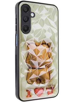 Tpu+pc чехол prisma fluffie для samsung galaxy a25 5g bear