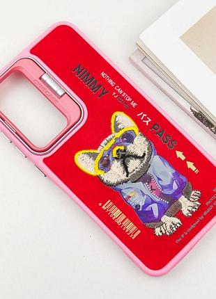 Tpu+pc чехол friends для xiaomi redmi 13c / poco c65 pink dog