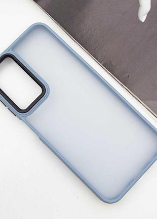 Чехол tpu+pc lyon frosted для samsung galaxy a16 4g/5g / a26 5g sierra blue