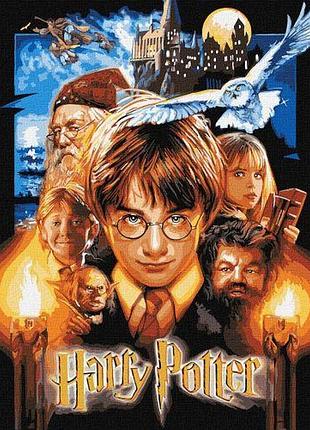 Картина по номерам с красками металлик "harry potter: постер" 40х50 см