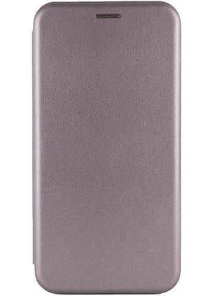 Шкіряний чохол-книжка classy для infinix hot 60 pro+ сірий