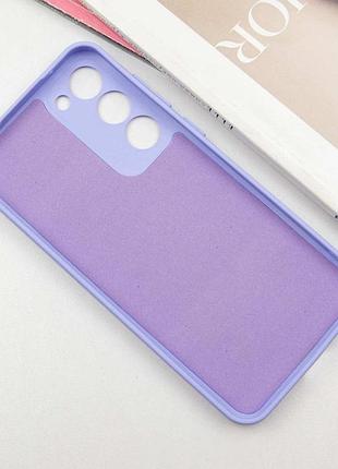Чохол tpu getman liquid silk full camera для samsung galaxy s23 бузковий / dasheen