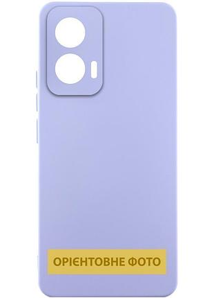 Чохол silicone cover lakshmi full camera (aaa) для motorola moto g15 4g бузковий / dasheen