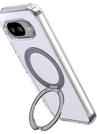 Чехол tpu+pc aura fold для google pixel 9a transparent 3