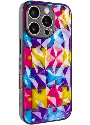 Tpu+pc чехол prisma fluffie для apple iphone 16 pro max (6.9") puzzle