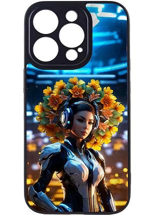 Tpu+pc чехол prisma ladies для apple iphone 13 pro max (6.7") cyberpunk