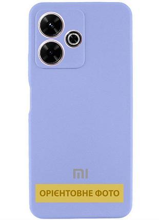 Чехол silicone cover lakshmi full camera (aa) with logo для xiaomi redmi note 13 4g сиреневый / dasheen