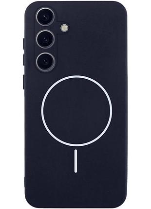 Чохол silicone cover lakshmi full camera (aa) with magfit для samsung galaxy s25 edge темно-синій / midnight blue