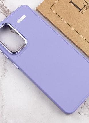 Tpu чехол bonbon metal style для xiaomi redmi note 13 pro+ сиреневый / dasheen