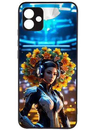 Tpu+pc чехол prisma ladies для samsung galaxy a06 cyberpunk
