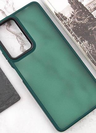 Чехол tpu+pc lyon frosted для infinix hot 50 4g green