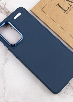 Tpu чохол bonbon metal style для xiaomi redmi note 13 pro+ синій / cosmos blue
