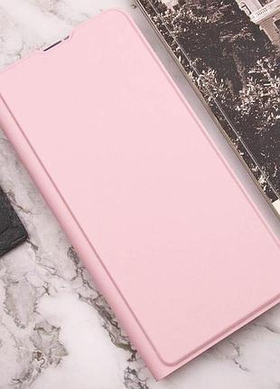 Кожаный чехол-книжка getman elegant (pu) для google pixel 6a розовый