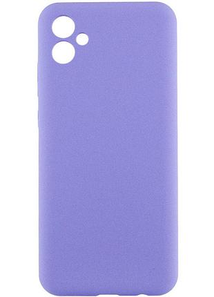 Чехол silicone cover lakshmi full camera (aaa) для samsung galaxy a05 сиреневый / dasheen