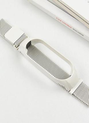 Ремешок milanese loop design для xiaomi mi band 9 (global) white