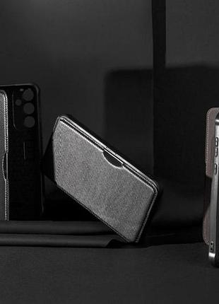 Кожаный чехол-книжка getman razor (pu) для samsung galaxy a25 5g black