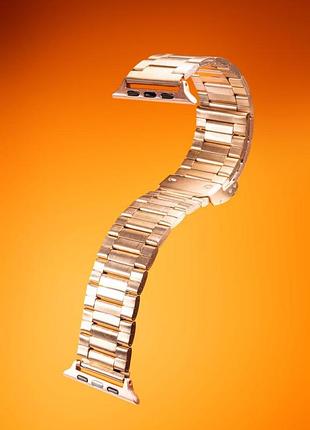 Ремешок steel elegance для apple watch 42(ser.1-3)/44/45/46/49mm rose gold