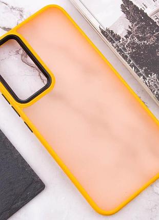 Чехол tpu+pc lyon frosted для xiaomi redmi note 11 pro 4g/5g / 12 pro 4g orange