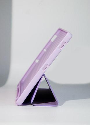 Чехол-книжка book cover (stylus slot) для samsung galaxy tab s6 lite 10.4" (2020-2024) сиреневый / dasheen