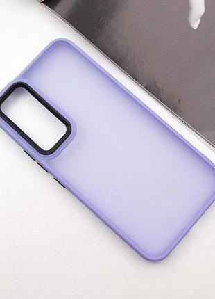 Чохол tpu+pc lyon frosted для samsung galaxy a55 purple