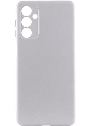 Чехол tpu getman liquid silk full camera для infinix hot 60i / 60 серый / lavender