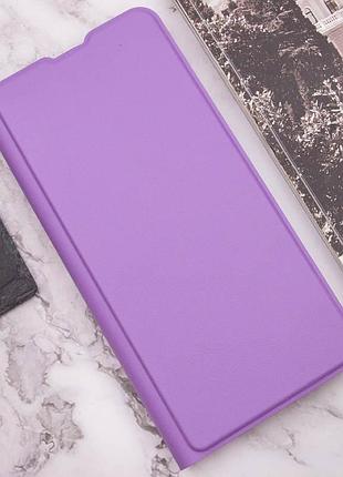 Шкіряний чохол-книжка getman elegant (pu) для google pixel 7 pro бузковий