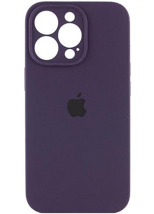 Чехол silicone case full camera protective (aa) для apple iphone 13 pro (6.1") фиолетовый / elderberry 2