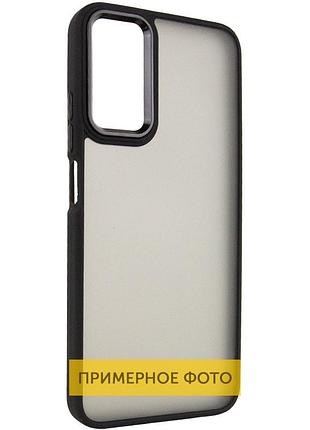 Чехол tpu+pc lyon frosted для motorola moto g15 4g black