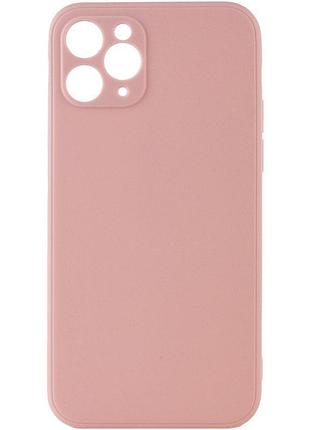Силіконовий чохол candy full camera для apple iphone 11 pro (5.8") рожевий / pink sand