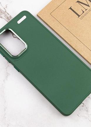 Tpu чохол bonbon metal style для xiaomi redmi note 13 pro+ зелений / pine green