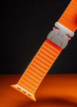 Ремешок alpine loop new design для apple watch 38/40/41/42mm(ser.10) orange