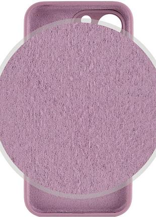 Чехол silicone case full camera protective (aa) для apple iphone 13 pro (6.1") лиловый / lilac pride 3