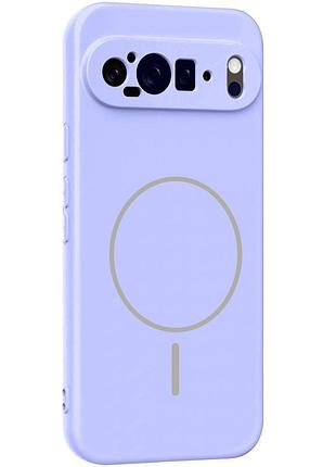 Чехол silicone cover lakshmi full camera (aa) with magfit для google pixel 9 pro xl сиреневый / dasheen