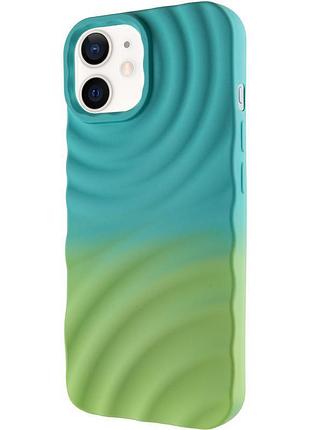Чохол tpu colorwave для apple iphone 12 pro / 12 (6.1") marine green / mint