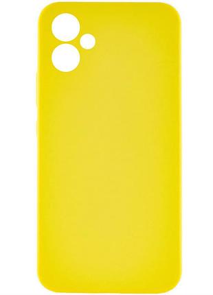 Чехол silicone cover lakshmi full camera (aaa) для samsung galaxy a05 желтый / yellow
