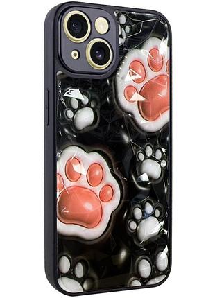 Tpu+pc чохол prisma plushie для apple iphone 14 (6.1") paws