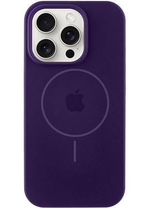 Чохол silicone case full protective (aa) with magsafe для apple iphone 16 pro max (6.9") фіолетовий / amethyst