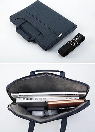 Сумка для ноутбука denim with straps 13/14.2'' navy blue
