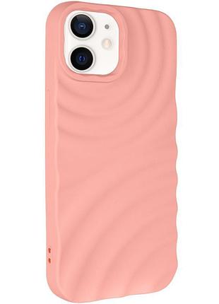 Чехол tpu monowave для apple iphone 12 pro / 12 (6.1") pink
