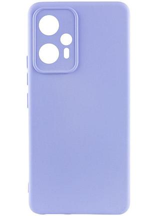 Чохол silicone cover lakshmi full camera (a) для xiaomi poco f5 / note 12 turbo бузковий / dasheen
