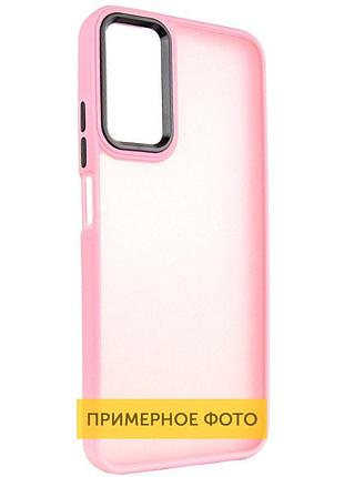 Чехол tpu+pc lyon frosted для motorola moto g15 4g pink
