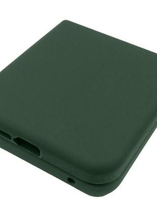 Чехол foldables silicone cover lakshmi (aaa) для motorola razr 50 ultra зеленый / cyprus green